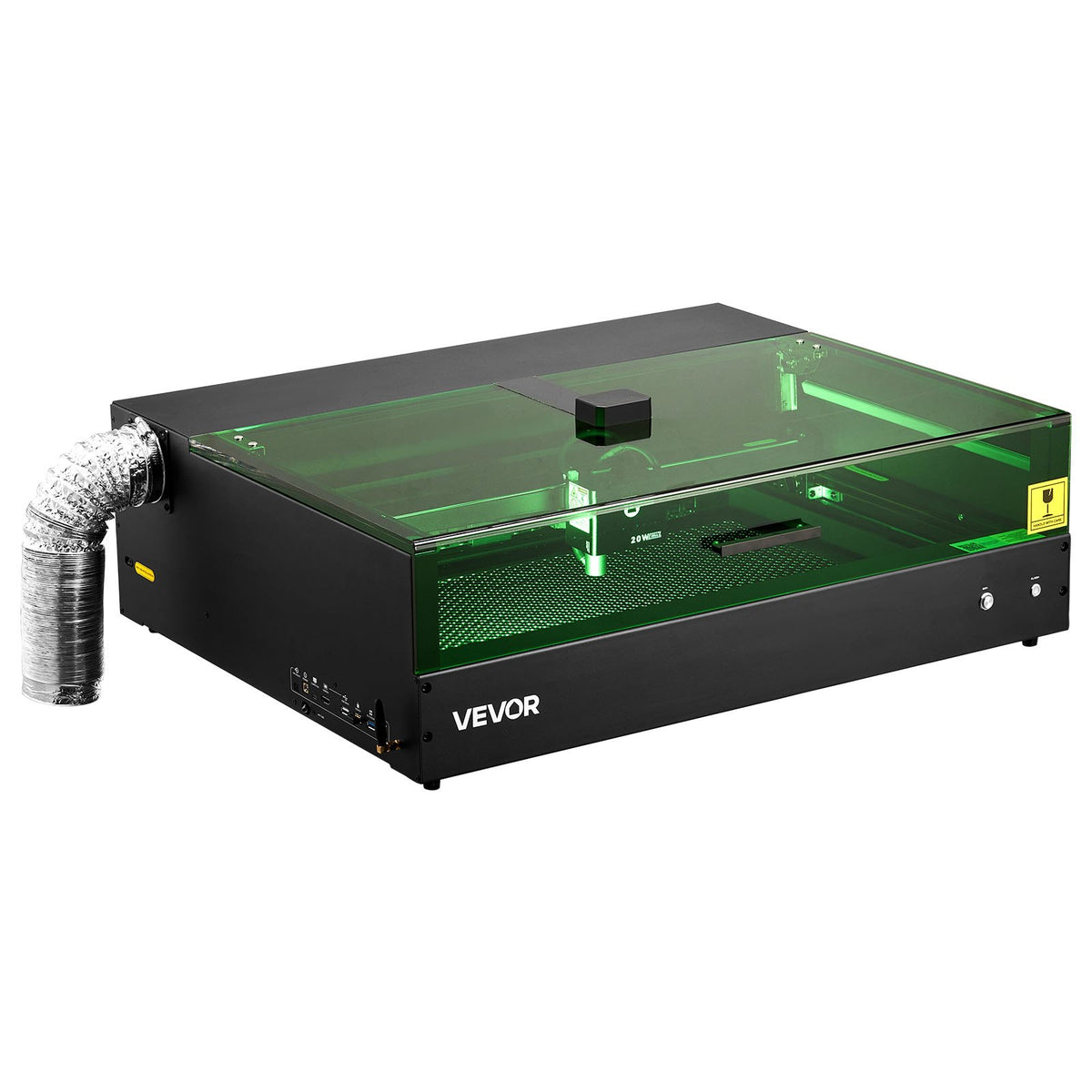 Laser Engraver, 20W, Laser Engraving and Cutting Machine with Enclosure Camera, Laser Cutter, 36000 mm/min, V952-FBSJGDKJ20W52ONY0001V3
