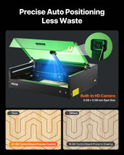 Laser Engraver, 20W, Laser Engraving and Cutting Machine with Enclosure Camera, Laser Cutter, 36000 mm/min, V952-FBSJGDKJ20W52ONY0001V3
