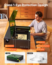 Laser Engraver, 20W, Laser Engraving and Cutting Machine with Enclosure Camera, Laser Cutter, 36000 mm/min, V952-FBSJGDKJ20W52ONY0001V3