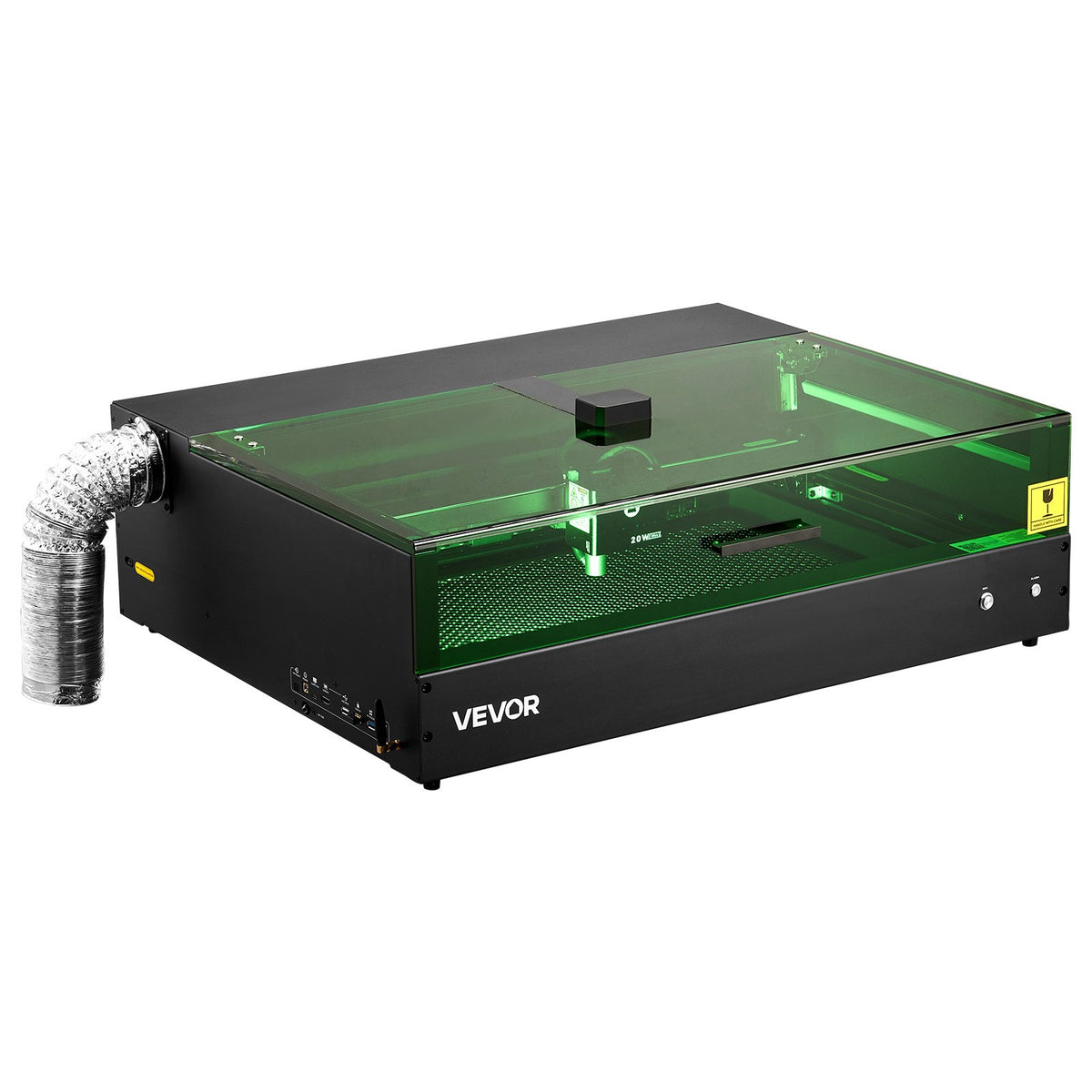 Laser Engraver, 20W, Laser Engraving and Cutting Machine with Enclosure Camera, Laser Cutter, 36000 mm/min, V952-FBSJGDKJ20W52ONY0001V3