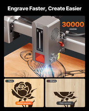 Laser Engraver, 20W, Laser Engraving and Cutting Machine with Enclosure Camera, Laser Cutter, 400 x 400 mm V952-FBSJGDKJ4040EZLRF001V3