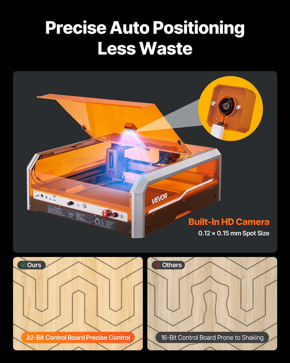Laser Engraver, 20W, Laser Engraving and Cutting Machine with Enclosure Camera, Laser Cutter, 400 x 400 mm V952-FBSJGDKJ4040EZLRF001V3