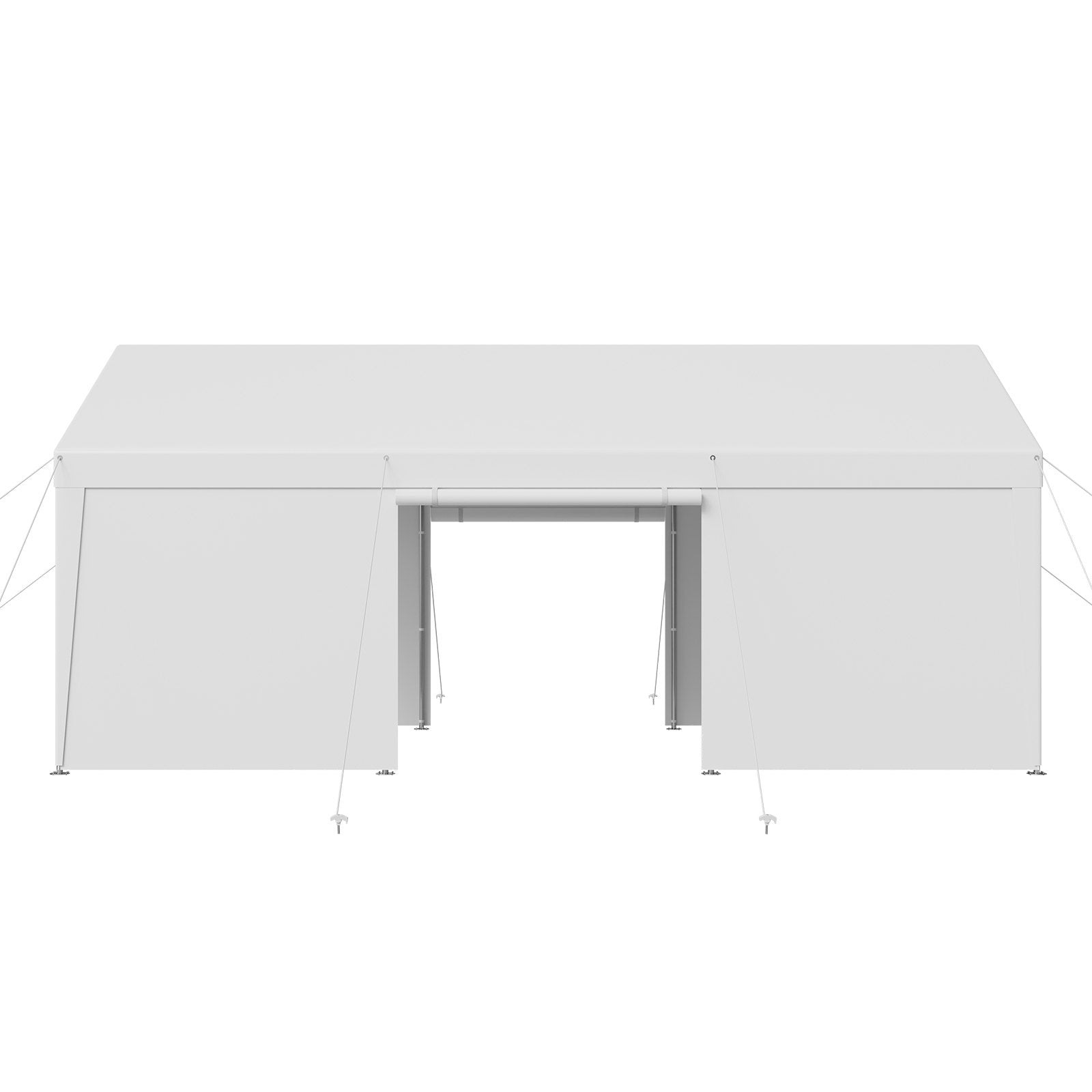 Carport Car Canopy 12x20FT Heavy Duty Car Shelter with Sidewalls Grey V952-FBSJSQCCKBS8JY3PV001V0
