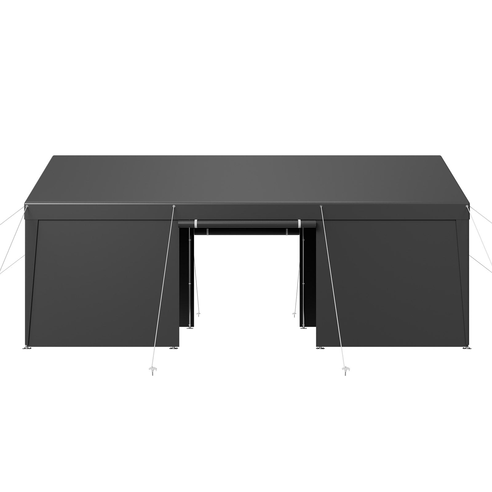 Carport Car Canopy 10x20FT Heavy Duty Car Shelter with Sidewalls White V952-FBSJSQCCKHS886LB9001V0