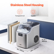 Portable Countertop Ice Maker 45Lbs/24H Self-Cleaning with Scoop Basket V952-FBTMSZBJBXG4WO4T1V3