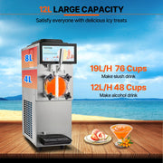 12L / 3.17 Gal Commercial Slushy Machine Margarita Smoothie Frozen Drink V952-FBX8L4L1100W13MWWV3