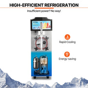 12L / 3.17 Gal Commercial Slushy Machine Margarita Smoothie Frozen Drink V952-FBX8L4L1100W13MWWV3