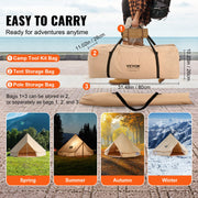 Canvas Bell Tent 3m/9.8ft 4-Season Canvas Tent for Camping with Stove Jack V952-FBZXZP3MMGBZ2X4C2V0