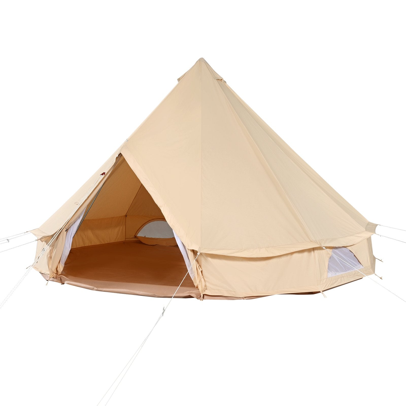 Canvas Bell Tent 4m/13.12ft 4-Season Camping Yurt Tent with Stove Jack V952-FBZXZP4MMGBZBDUIUV0