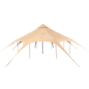 Canvas Tent 4 Seasons 5 m/16.4 ft Bell Tent for Camping with Stove Jack V952-FBZXZP5MMXTZ97PYKV0