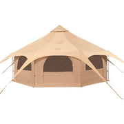 Canvas Tent 4 Seasons 5 m/16.4 ft Bell Tent for Camping with Stove Jack V952-FBZXZP5MMXTZ97PYKV0
