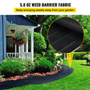 Weed Barrier, 5.8oz Landscape Fabric, 4ft x 300ft Cover Mat Heavy Duty Woven Grass Control Geotextile for V952-FCBY43005.8OZWK6GV0