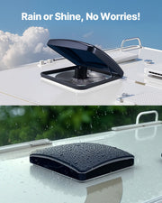 RV Vent Roof Fan 355.6 mm 10-Speed Reversible with Remote Control V952-FCHQS14YC12ICTIHPV9