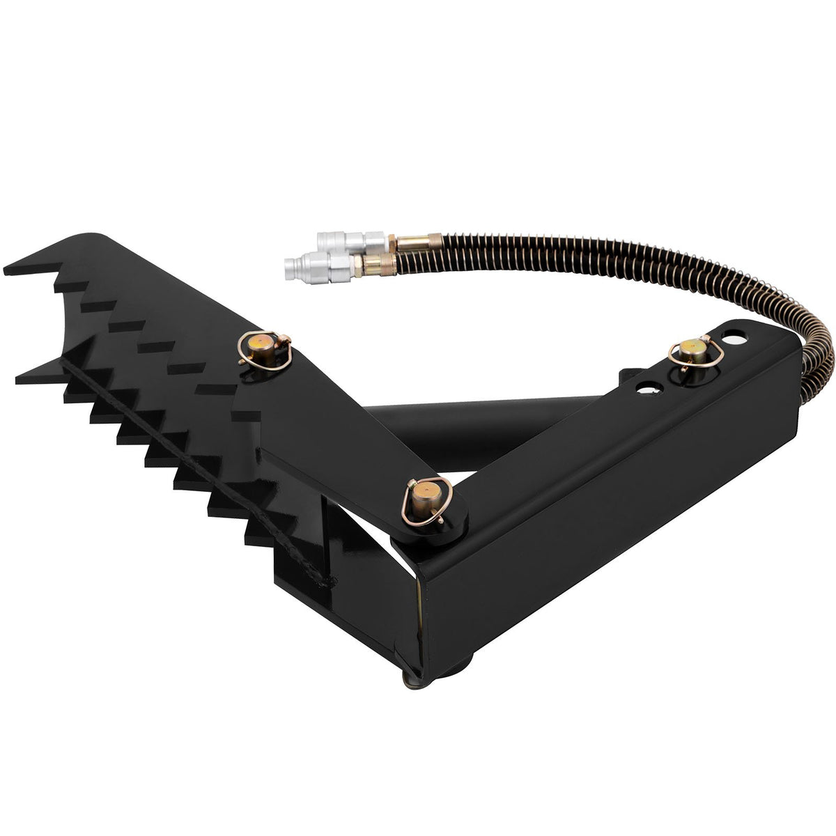 61cm Hydraulic Backhoe Excavator Thumb Attachments Weld On 1.27cm Teeth Thick Steel Plate Assembly 12MM V952-FCMZ24INDYYYG12MMV0