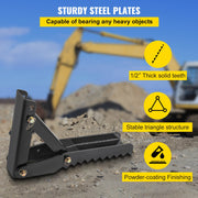 32 inch Backhoe Excavator Thumb Attachments Weld On Adjustable Boom Tractor Excavator 1/2Inch Teeth Thick V952-FCMZ32INCBH12MM01V0