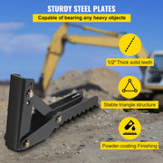 Backhoe Excavator Thumb Attachments, 91.44 cm Adjustable Extreme Weld On Backhoe Thumb Hoe Clamp 1.27 cm Inch V952-FCMZ36INJCCBH16MMV0