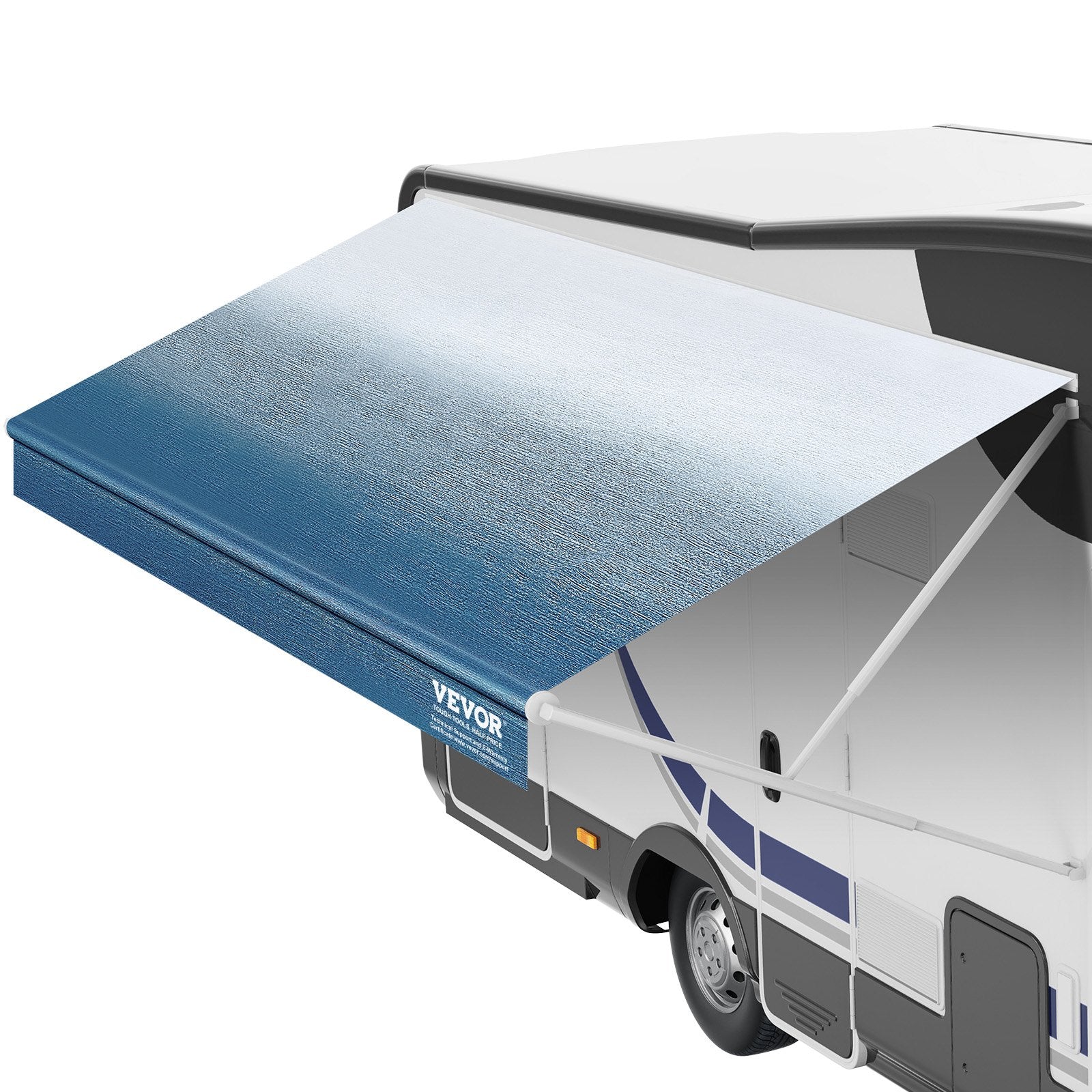 RV Awning Fabric Replacement, 3.72m Fabric Length for 3.96mAwning, Heavy Duty 3-Ply 16oz PVC Camper Awning V952-FCZYPML13YC0JJS9NV0