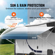 RV Awning Fabric Replacement, 6.15m Fabric Length for 6.4m Awning, Heavy Duty 3-Ply 16oz PVC Camper Awning V952-FCZYPML21YC09JIMMV0