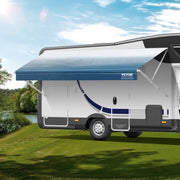 RV Awning Fabric Replacement, 6.15m Fabric Length for 6.4m Awning, Heavy Duty 3-Ply 16oz PVC Camper Awning V952-FCZYPML21YC09JIMMV0