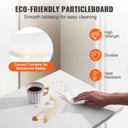 Wall Mounted Folding Table, Wall Mount Drop Leaf Tables, Wooden Floating Desk for Dining, Laundry Room, V952-FDBGZBHBDB00GKKSZV0