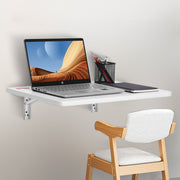Wall Mounted Folding Table, Wall Mount Drop Leaf Tables, Wooden Floating Desk for Dining, Laundry Room, V952-FDBGZBHBDB00GKKSZV0