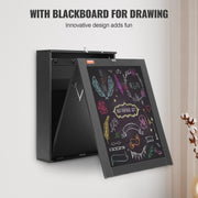 Wall Mounted Desk, Fold out Convertible Desk, Multi-Function Folding Wall Table with Chalkboard for Home V952-FDBGZBHBZXK0THXAQV0