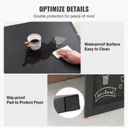 Wall Mounted Desk, Fold out Convertible Desk, Multi-Function Folding Wall Table with Chalkboard for Home V952-FDBGZBHBZXK0THXAQV0