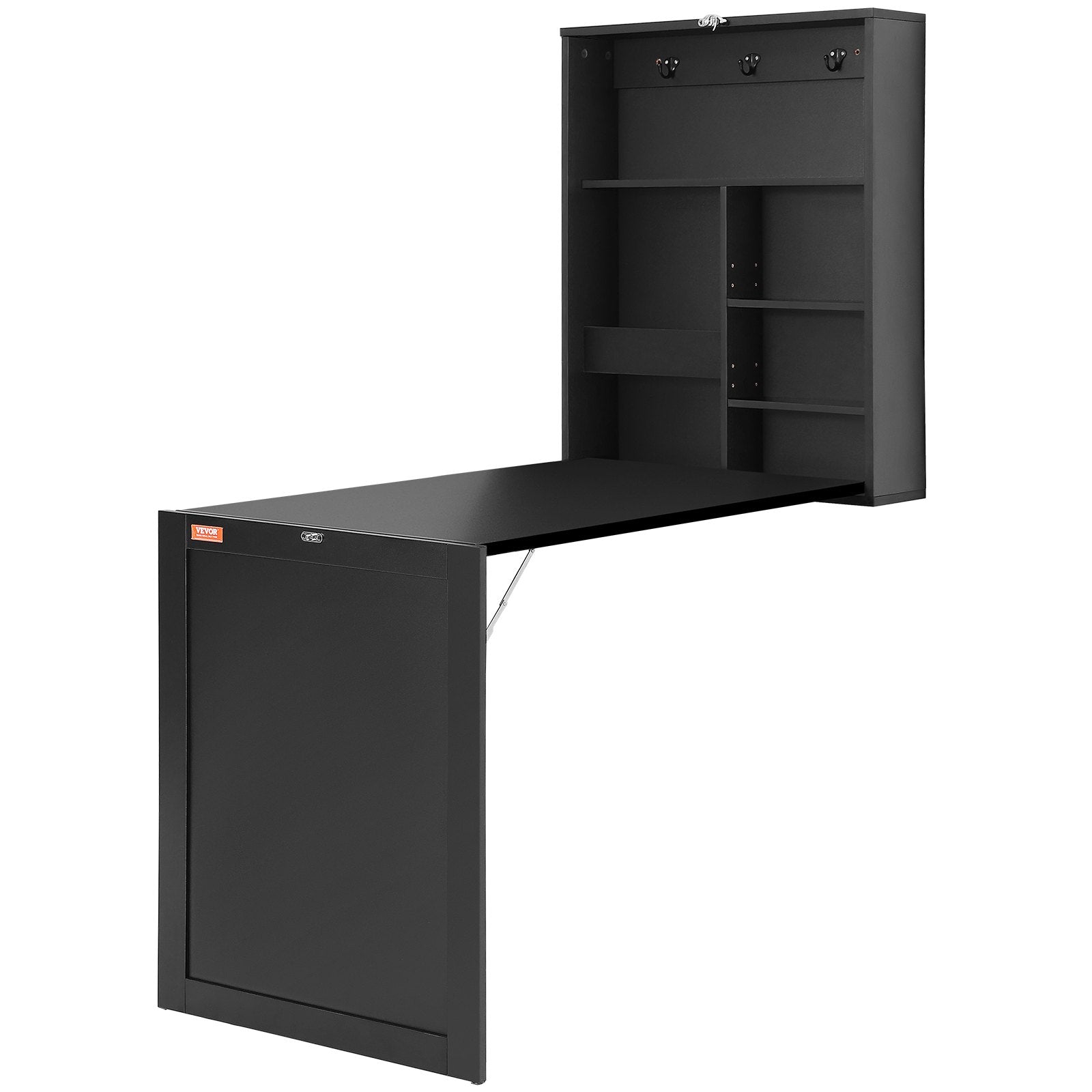 Wall Mounted Desk, Fold out Convertible Desk, Multi-Function Folding Wall Table with Chalkboard for Home V952-FDBGZBHBZXK0THXAQV0