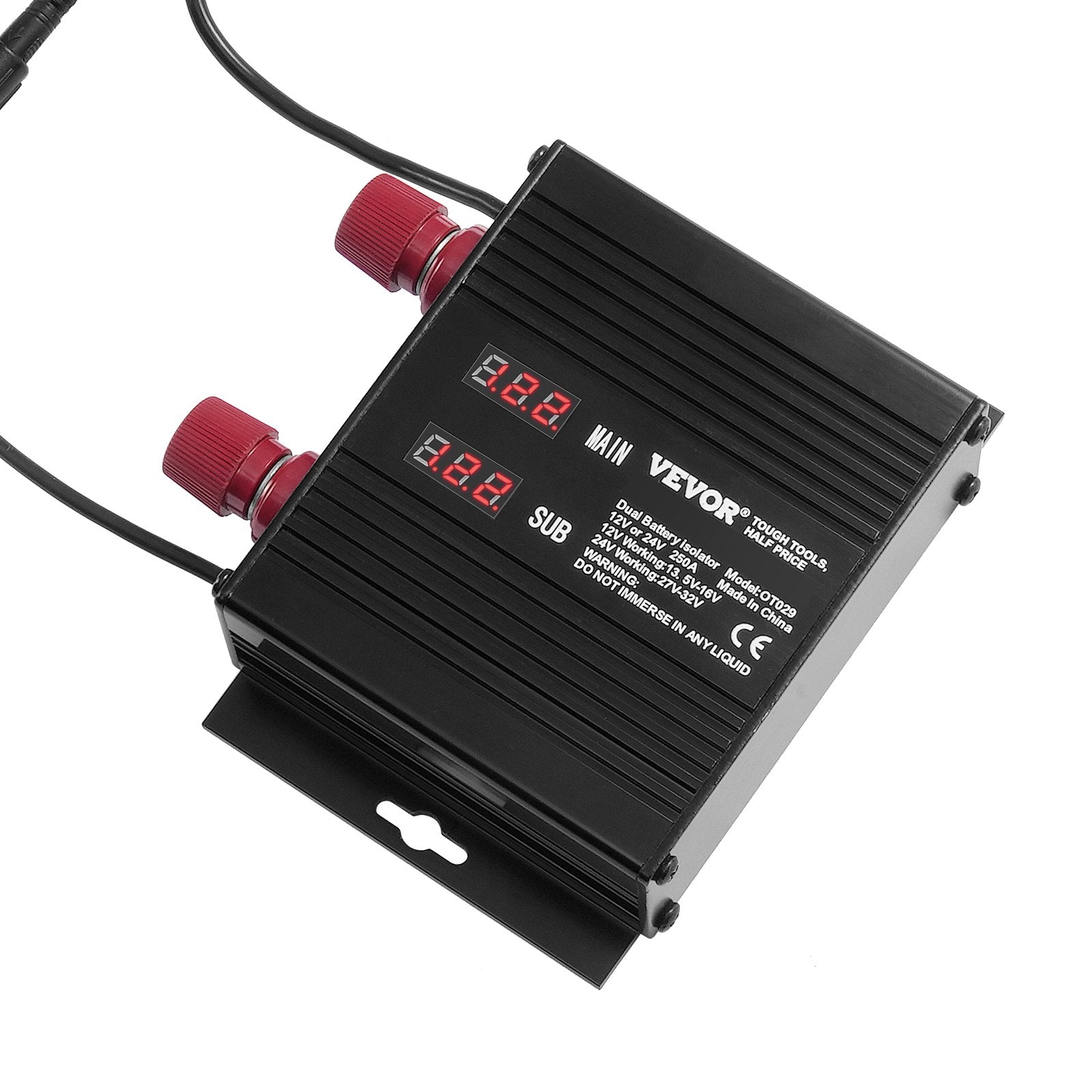 Dual Battery Smart Isolator, 250 AMP, Universal VSR Voltage Sensitive Relay Battery Isolator Intelligent with V952-FDCDJDQZJLCD5R75PV9