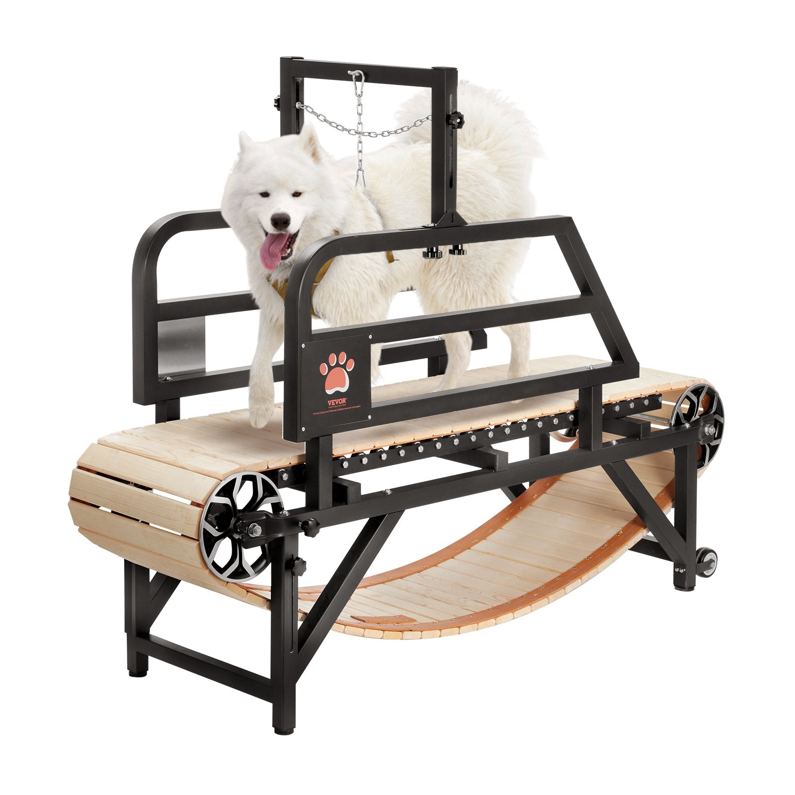 Dog Treadmill for Medium Dogs, 330lbs Weight Capacity, Dog Running Machine with Adjustable Ramps, 15.5" V952-FDDGGPBJZXQM3V0VLV0
