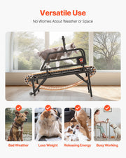 Dog Treadmill for Medium Dogs, 330lbs Weight Capacity, Dog Running Machine with Adjustable Ramps, 15.5" V952-FDDGGPBJZXQM3V0VLV0