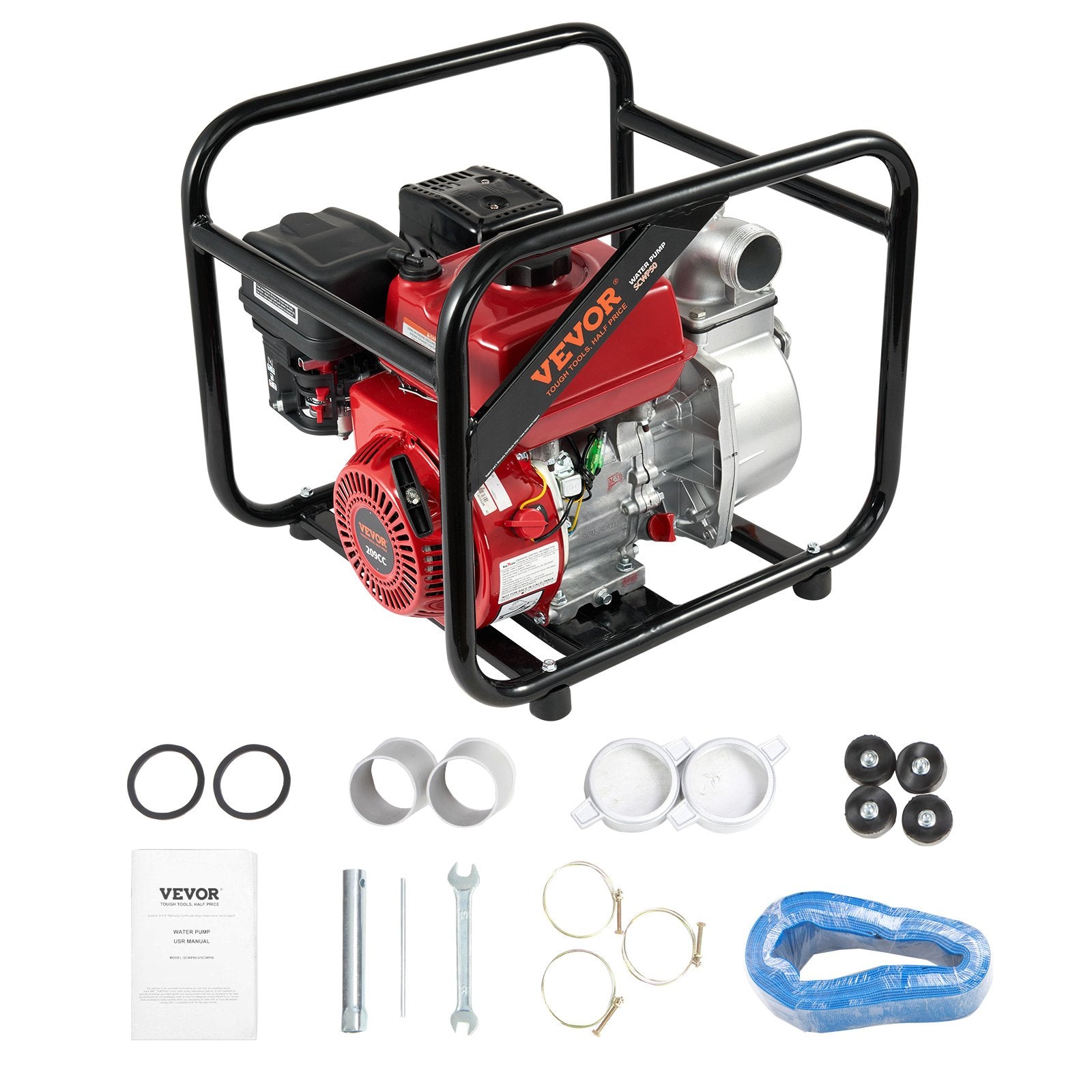 Gasoline Engine Water Pump Gas Powered Transfer Pump 50 mm 7HP 4-Stroke V952-FDJQDBKZJ2YCSOVT6V0
