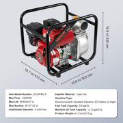 Gasoline Engine Water Pump Gas Powered Transfer Pump 80 mm 7HP 4-Stroke V952-FDJQDBKZJ3YCOK0DPV0