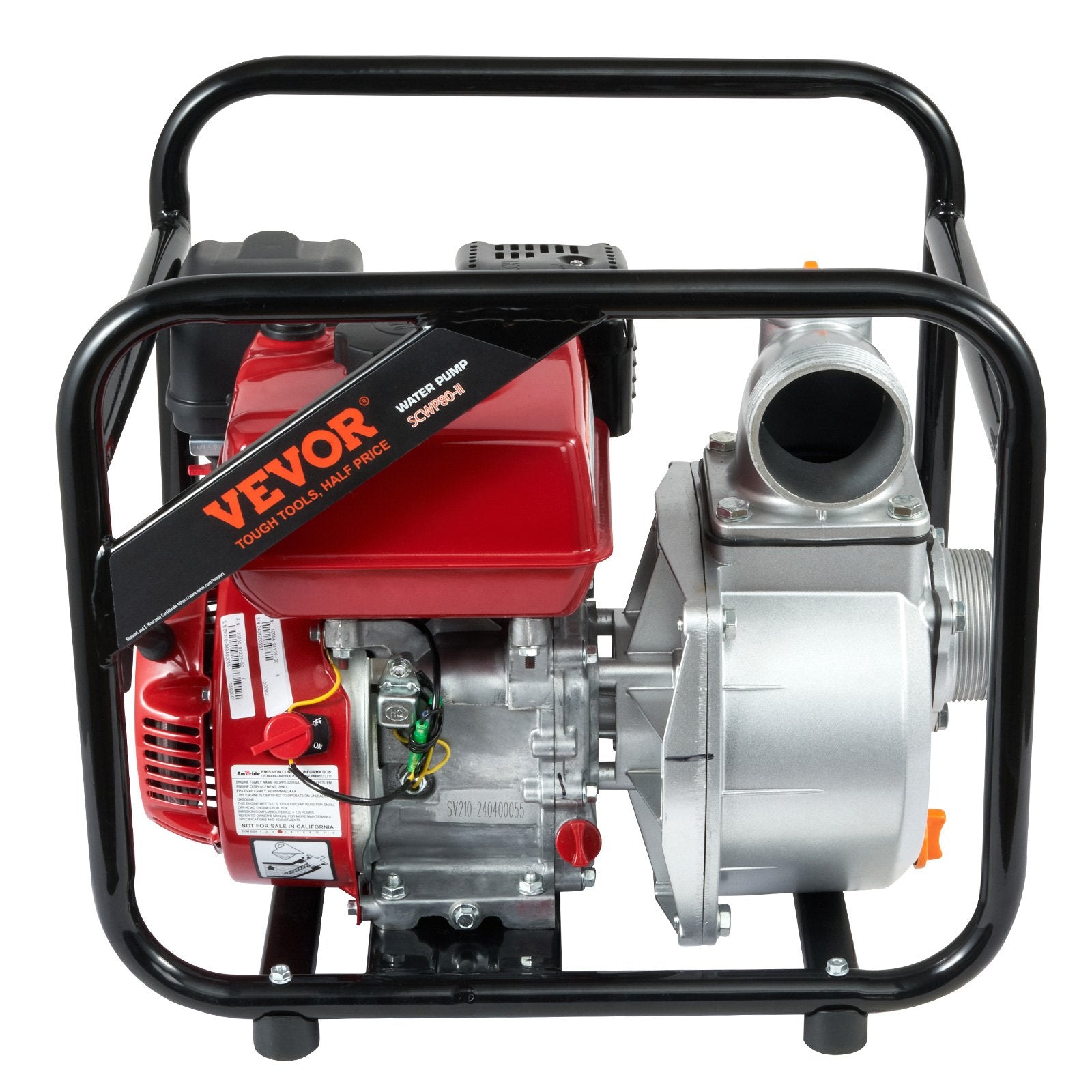 Gasoline Engine Water Pump Gas Powered Transfer Pump 80 mm 7HP 4-Stroke V952-FDJQDBKZJ3YCOK0DPV0