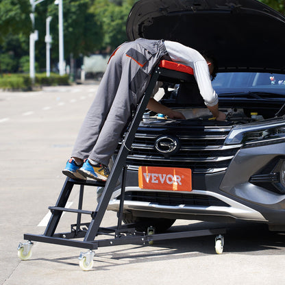 Automotive Topside Creeper, Engine Creeper 42.5"-64.8", 181.44KGS Capacity High Top Creeper, 4 Swivel Caster V952-FDJXCTYHXHX4JM9BNV0
