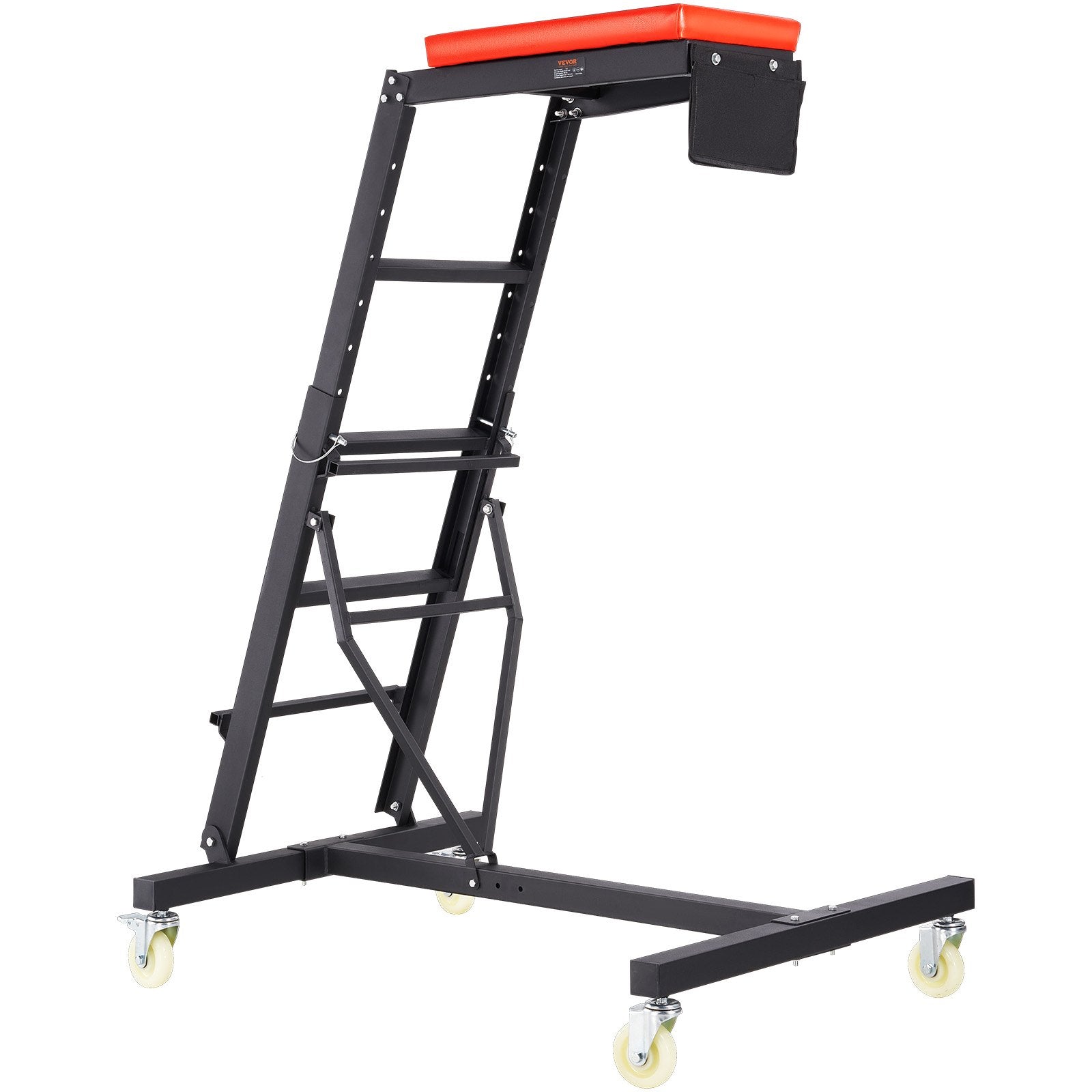 Automotive Topside Creeper, with Adjustable Height 49.6" to 75.6", 181.44KGS Capacity High Creeper, 4 Swivel V952-FDJXCTYIXIX4SJCLPV0