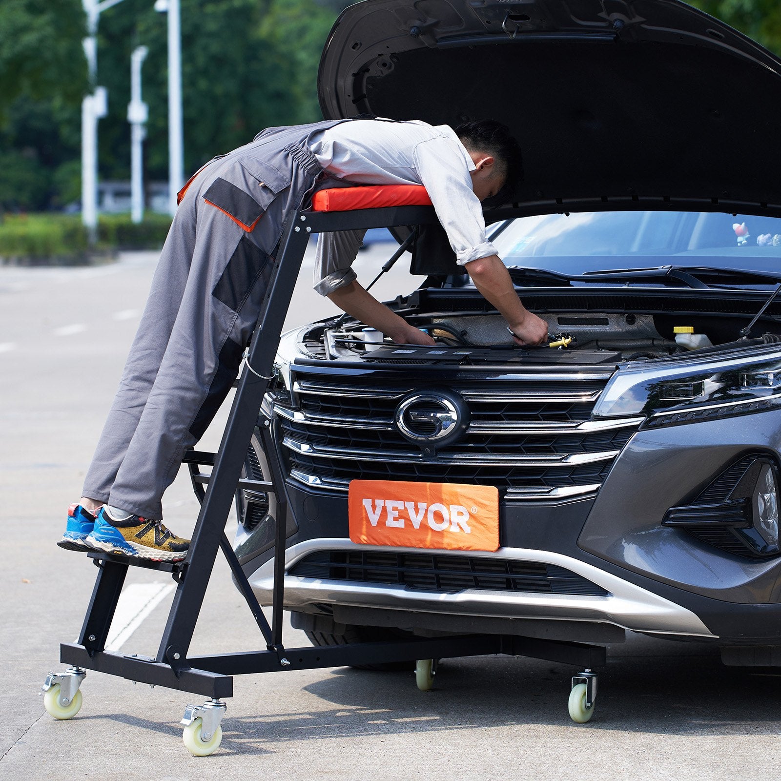 Top Automotive Creeper, Engine Creeper with Adjustable Height 45.7" to 66.3",181.44KGS Capacity High Creeper, V952-FDJXCTYIXIX4TSO9KV0