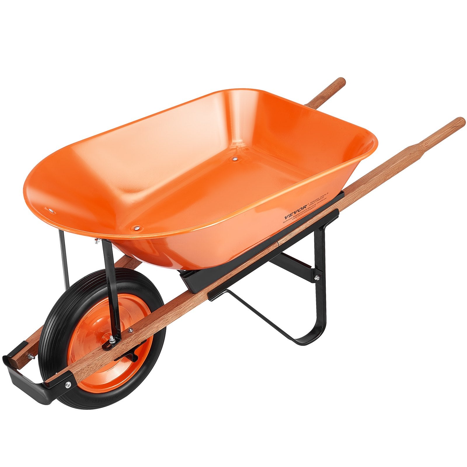 Wheelbarrow Cart One Wheel Garden Dump Cart 330 lbs Yard Utility Cart V952-FDL2LHYTC1JLDOIX6V0
