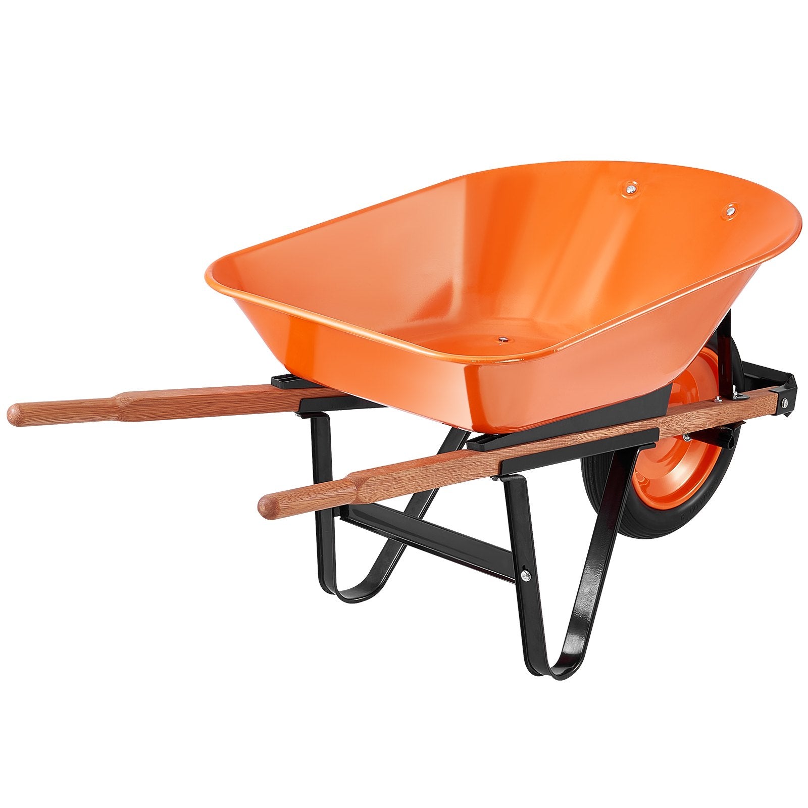 Wheelbarrow Cart One Wheel Garden Dump Cart 330 lbs Yard Utility Cart V952-FDL2LHYTC1JLDOIX6V0