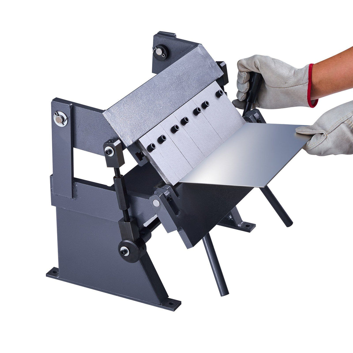 Box and Pan Brake, 305 mm Sheet Metal Bending Brake, 20-Gauge Mild Steel Capacity, 0-135 Degree Adjustable, V952-FDSWQZDQFDSWK6NDU001V0