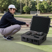 Weatherproof Hard Case, Heavy Duty Protective Dry Box Case with Pre-cut Foam, and Retractable Pull Handles V952-FFYSTX2025CU96KGUV0