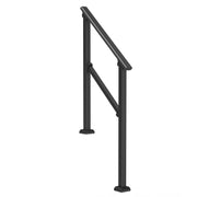 Handrails for Outdoor Steps, 2-3 Step Stair Hand Rail Kit, Transitional Carbon Steel Railings with V952-FGDHGZLSLZFSFYEP9V0