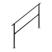 Handrails for Outdoor Steps, 4-5 Step Stair Hand Rail Kit, Transitional Carbon Steel Railings with V952-FGDHGZLSLZFSIFL6RV0