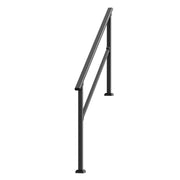 Handrails for Outdoor Steps, 4-5 Step Stair Hand Rail Kit, Transitional Carbon Steel Railings with V952-FGDHGZLSLZFSIFL6RV0