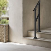 Handrails for Outdoor Steps, 1-2 Step Stair Hand Rail Kit, Transitional Carbon Steel Railings with V952-FGDHGZLSLZFSL278CV0