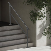 Handrails for Outdoor Steps, 5 Step Stair Hand Rail Kit, Transitional Carbon Steel Railings with Installation V952-FGDHGZLSLZFSXI0DBV0