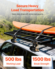 Ladder Rack Ratchet Straps, Black Square Tube Mount, 38 mm Wide x 2.25 m Long Black Ladder Rack Straps with V952-FGTJJLGDD4J0VCZS8001V0