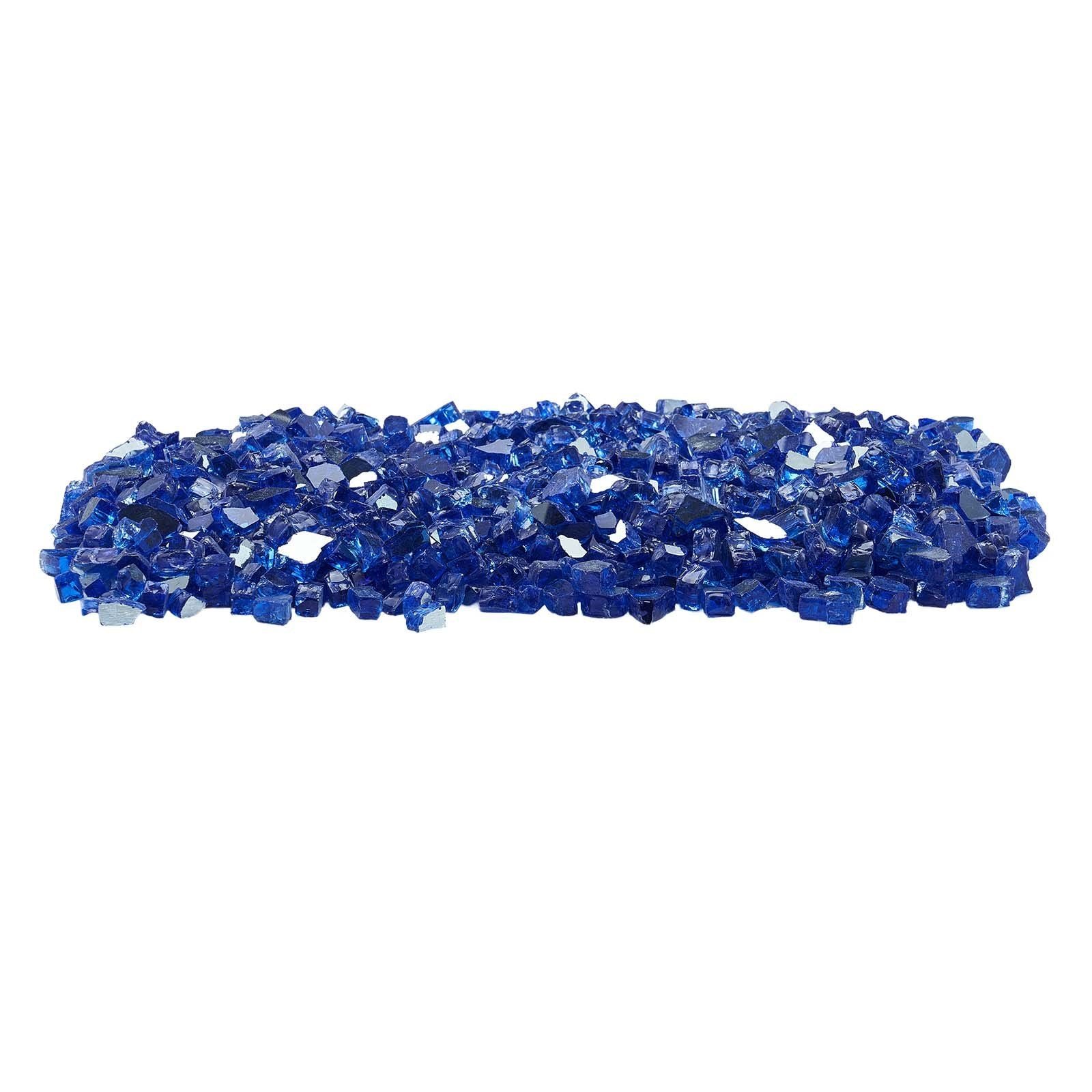 Fire Glass, 20LBS / 9KG High-Temperature Resistant Fireplace Rocks, 1/2-Inch / 12.7 mm Reflective & Smokeless V952-FHBLFGSGHBL11W1JN001V0