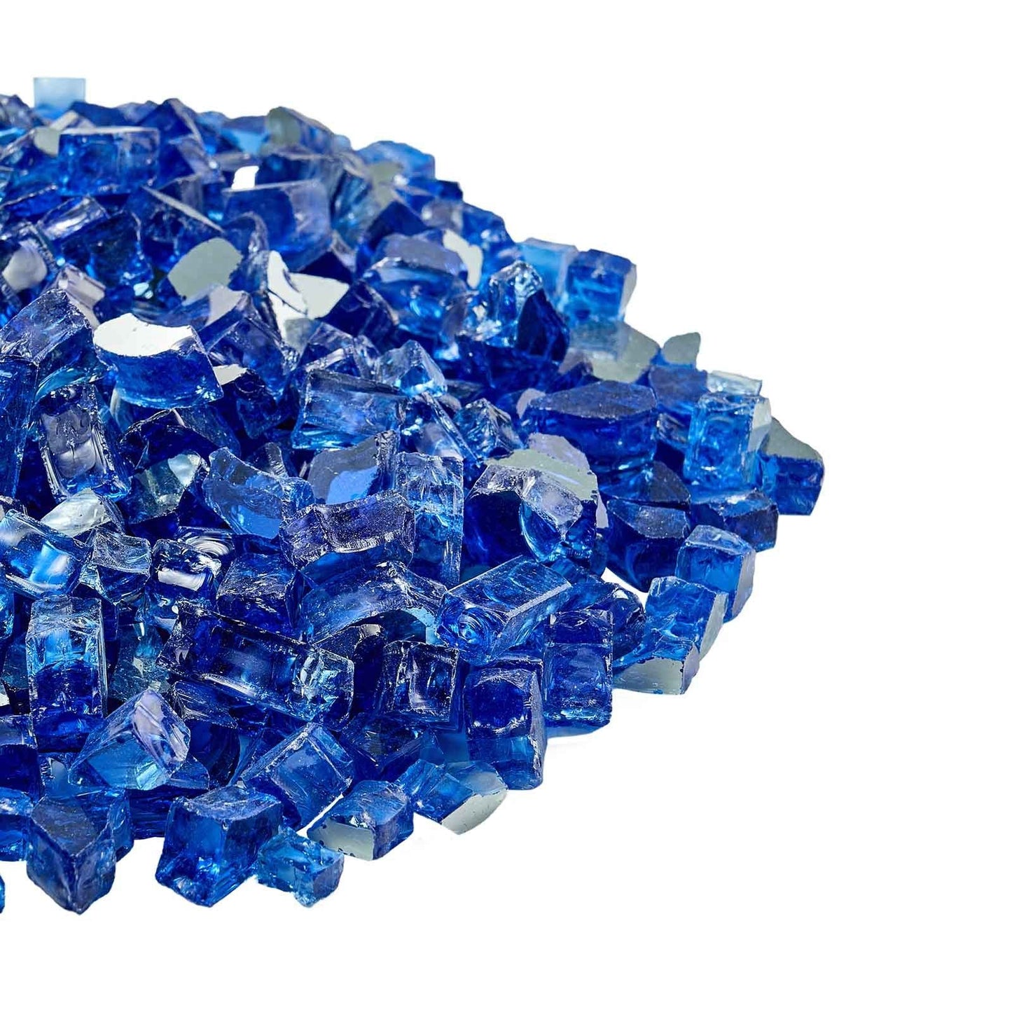 Fire Glass, 20LBS / 9KG High-Temperature Resistant Fireplace Rocks, 1/2-Inch / 12.7 mm Reflective & Smokeless V952-FHBLFGSGHBL11W1JN001V0