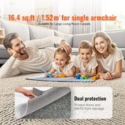 Non Slip Rug Pad Gripper 25 x 94.5 in 0.24" Carpet Mat Thick for Floor V952-FHDTDBFHWFHQ3THSOV0